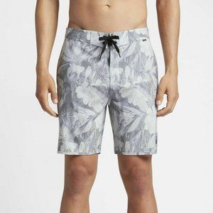 Hurley Men's Beachside Gordon 18.5" Hybrid Walk Board Shorts - Cool Grey